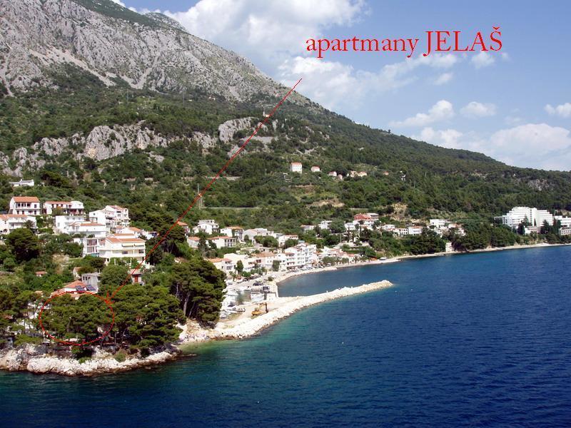 Apartment Jelas Živogošće Eksteriør bilde